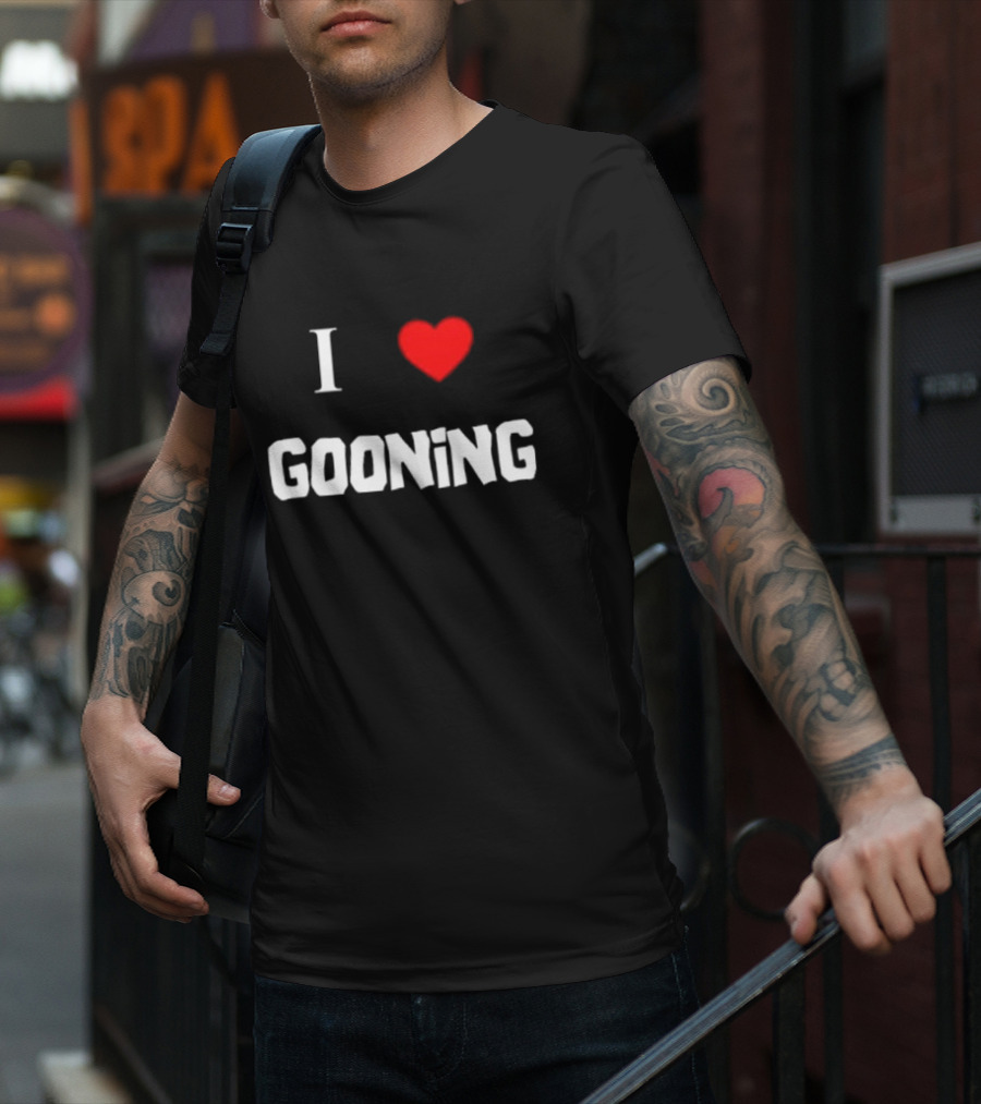 I Love Gooning Vegetable Chopping Channel T-Shirt