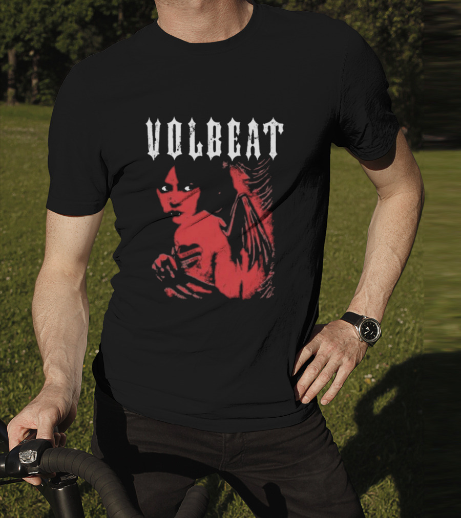 Volbeat Heaven Nor Hell Red Angel T-Shirt