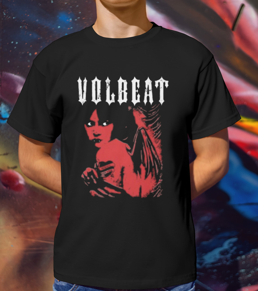 Volbeat Heaven Nor Hell Red Angel T-Shirt