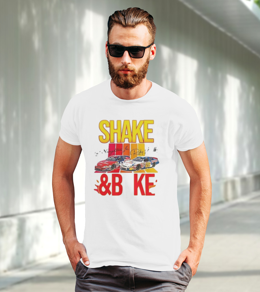 SHAKE And BAKE NASCAR Racing Talladega Nights Ricky Bobby T-Shirt