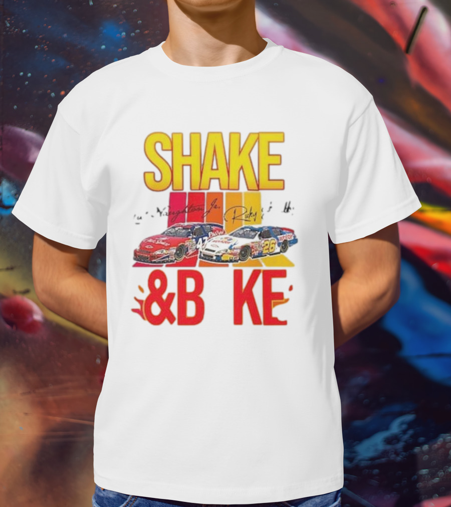 SHAKE And BAKE NASCAR Racing Talladega Nights Ricky Bobby T-Shirt