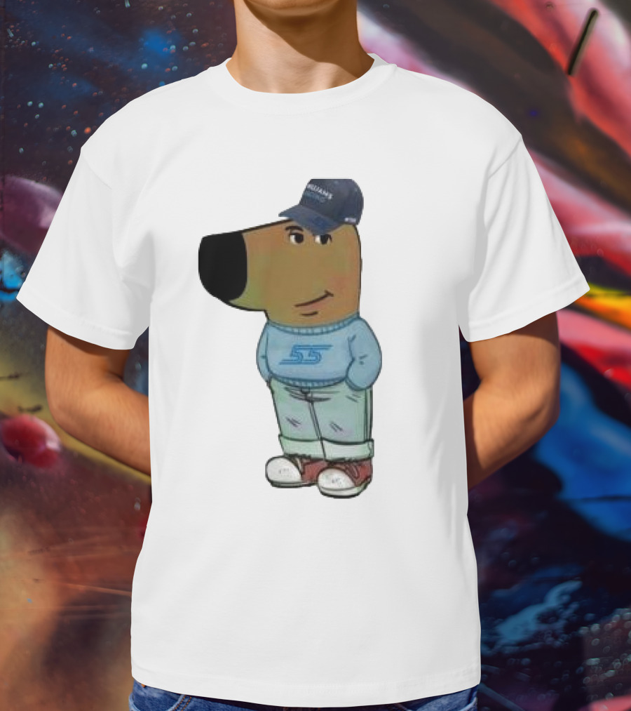 Williams Racing 55 Chill Guy Dog Hat T-Shirt
