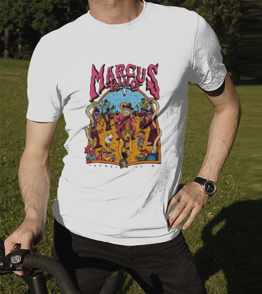Marcus King Wild West Adventure With Cowboys And Skeletons T-Shirt