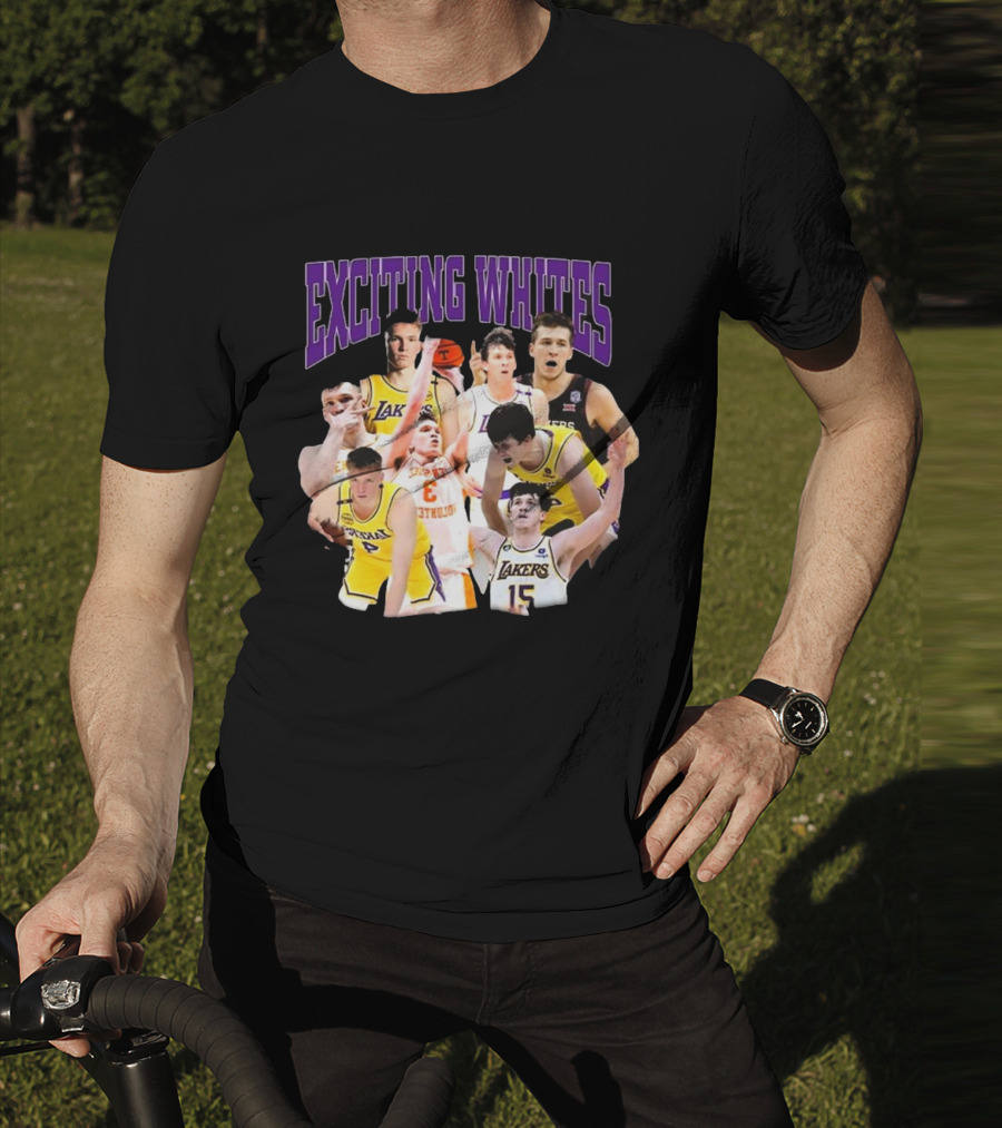 Dalton Knecht Austin Reaves Exciting Whites Lakers Basketball T-Shirt