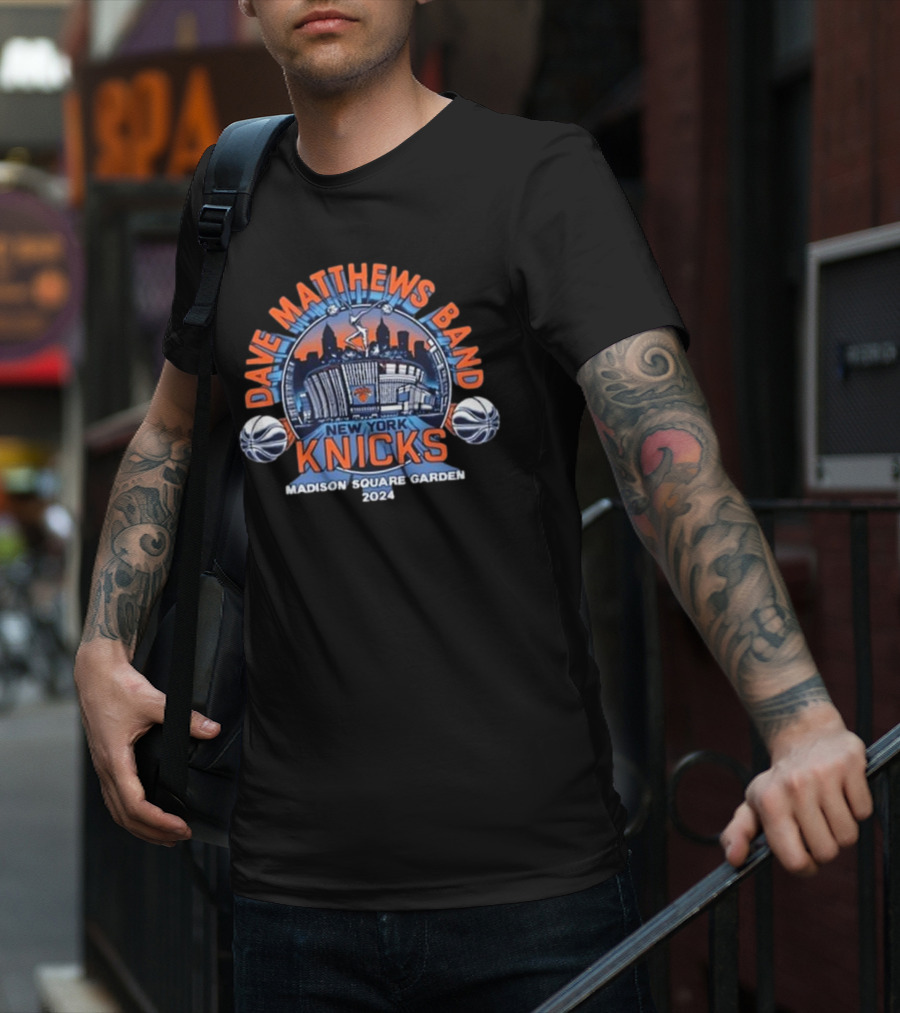 Dave Matthews Band New York Knicks Madison Square Garden T-Shirt