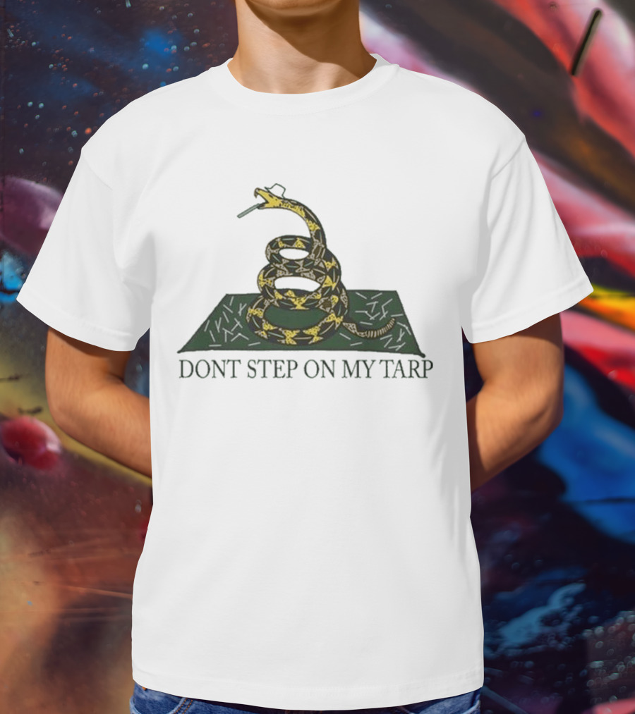 Don’t Step On My Tarp Snake Logo Festival T-Shirt