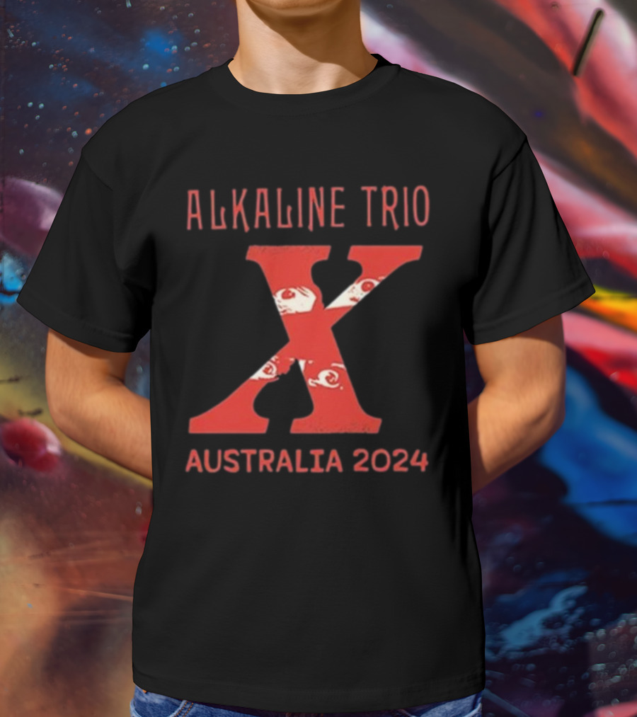 Alkaline Trio X Blood Hair Eyeballs Australia T-Shirt