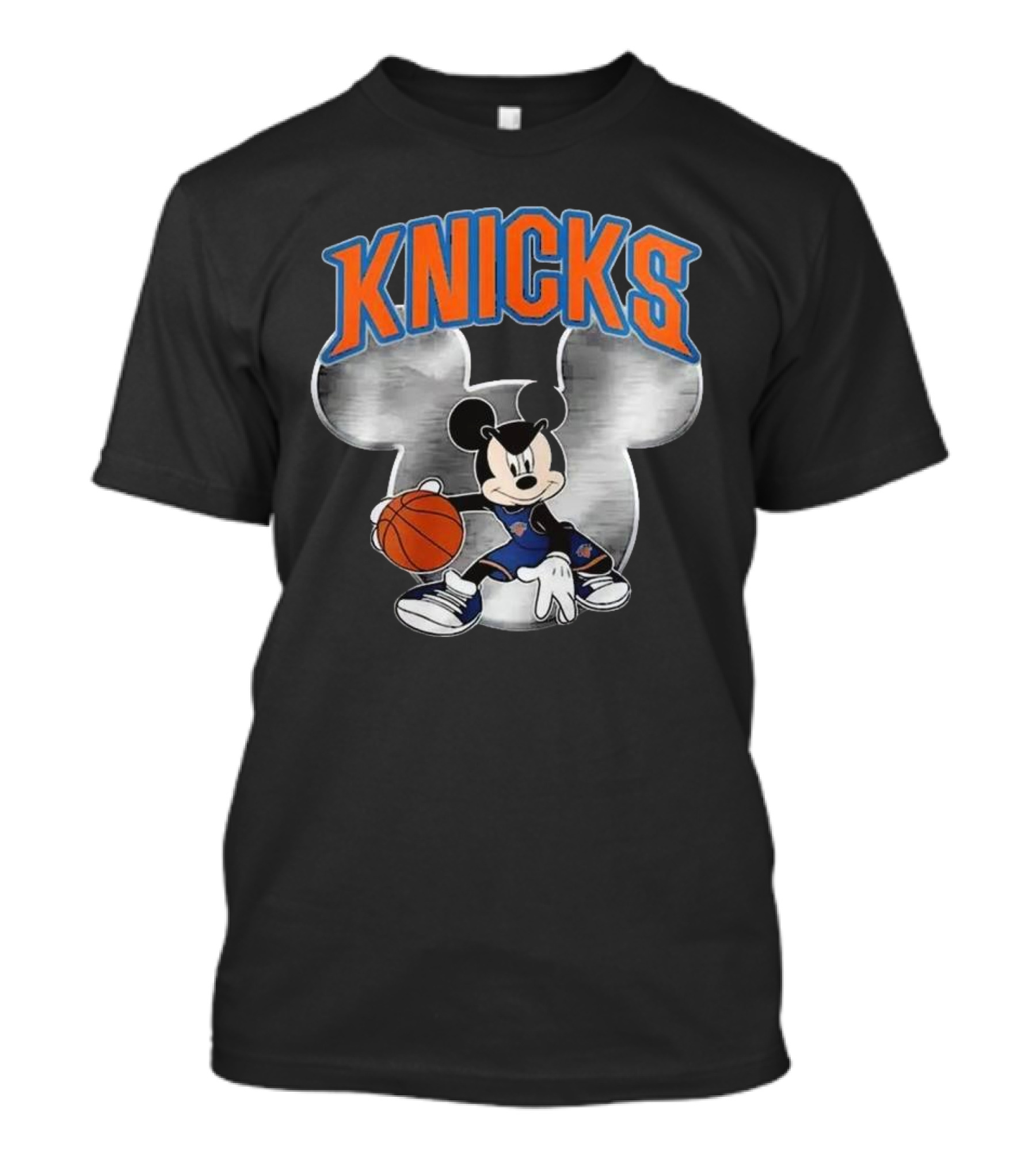 Knicks Mickey Mouse Basketball Christmas T-Shirt