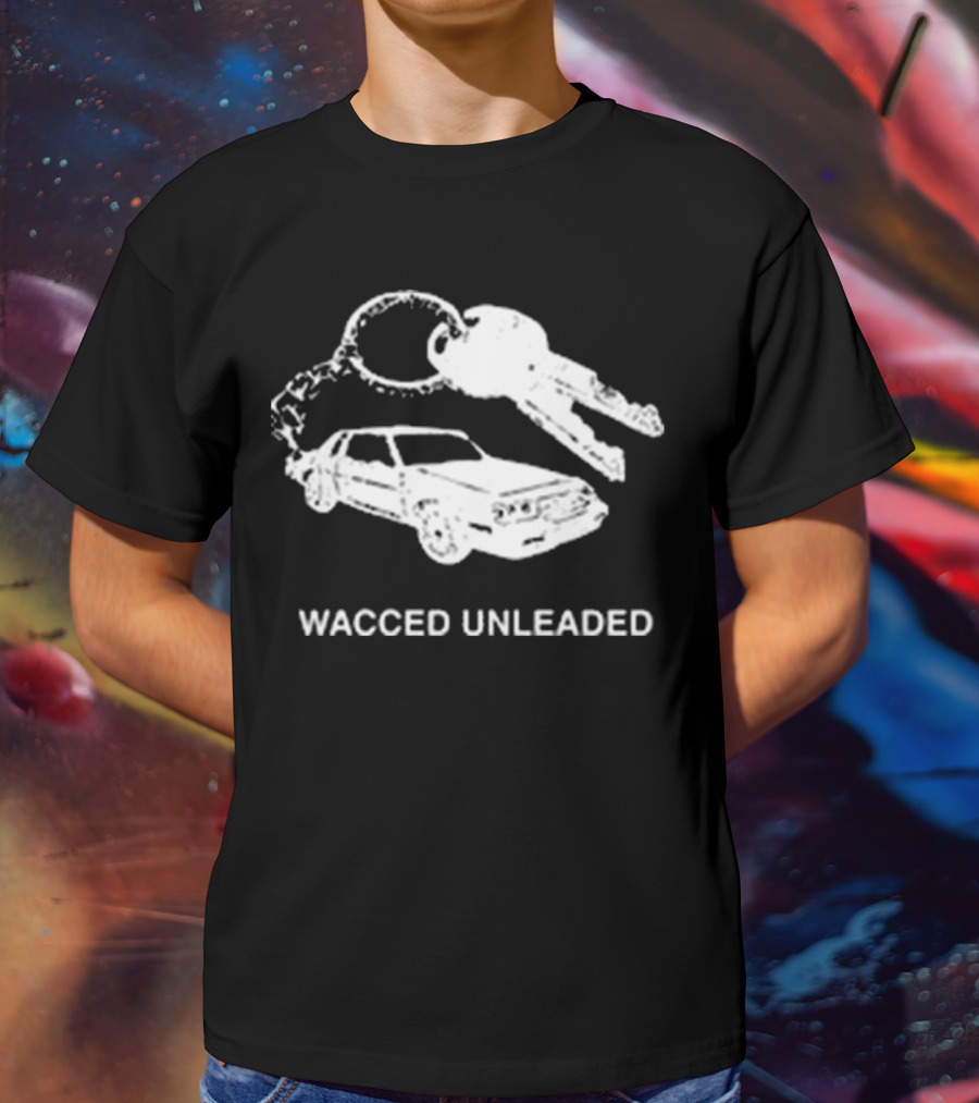 Rjv Collectives Wacced Unleaded Car And Keys T-Shirt