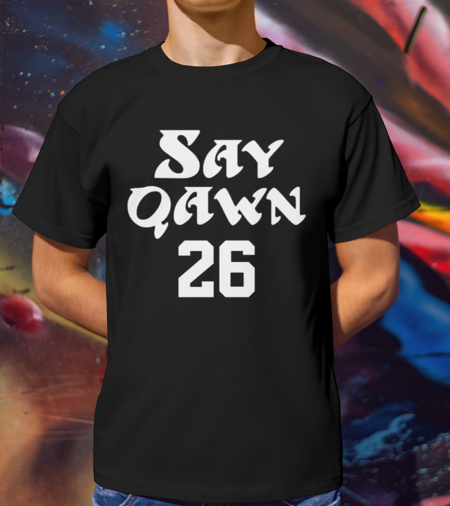 Saquon Barkley Say Qawn 26 Football T-Shirt