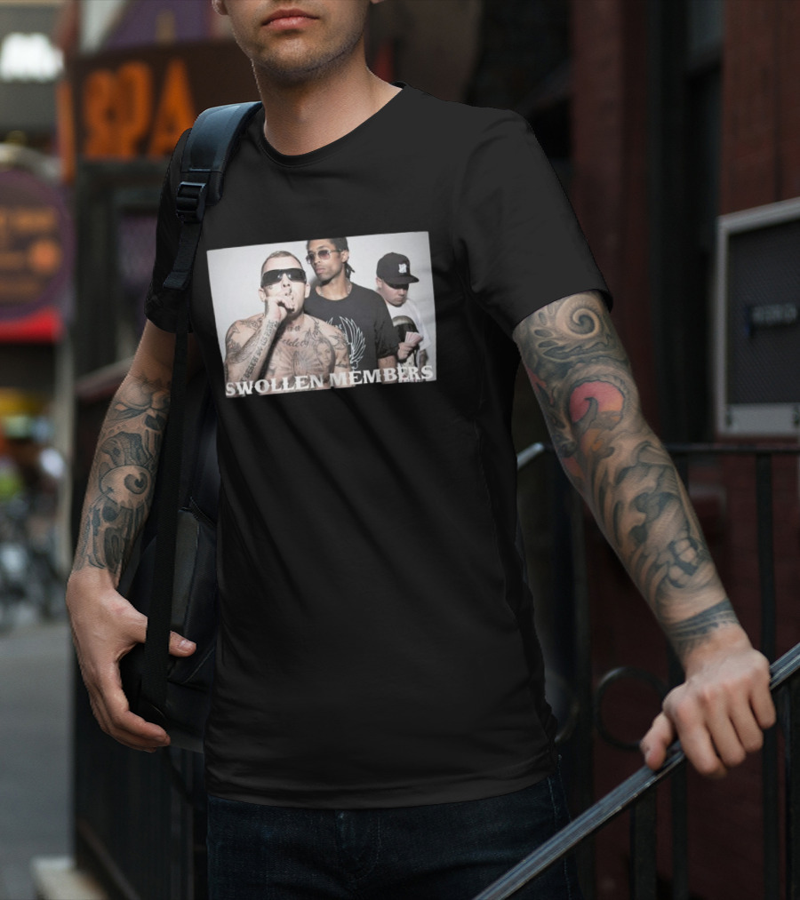 Subnoize Swollen Members Armed To The Teeth Group Image T-Shirt