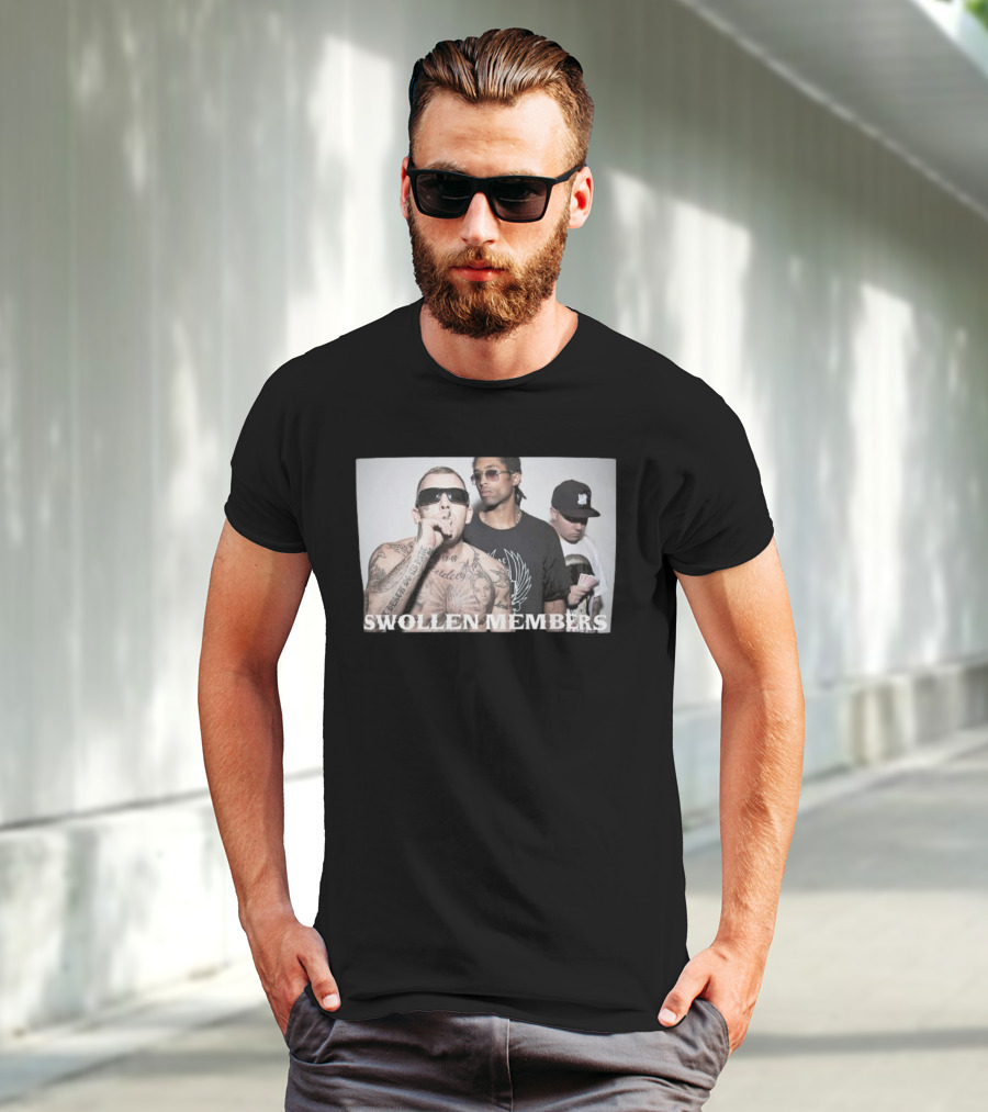 Subnoize Swollen Members Armed To The Teeth Group Image T-Shirt