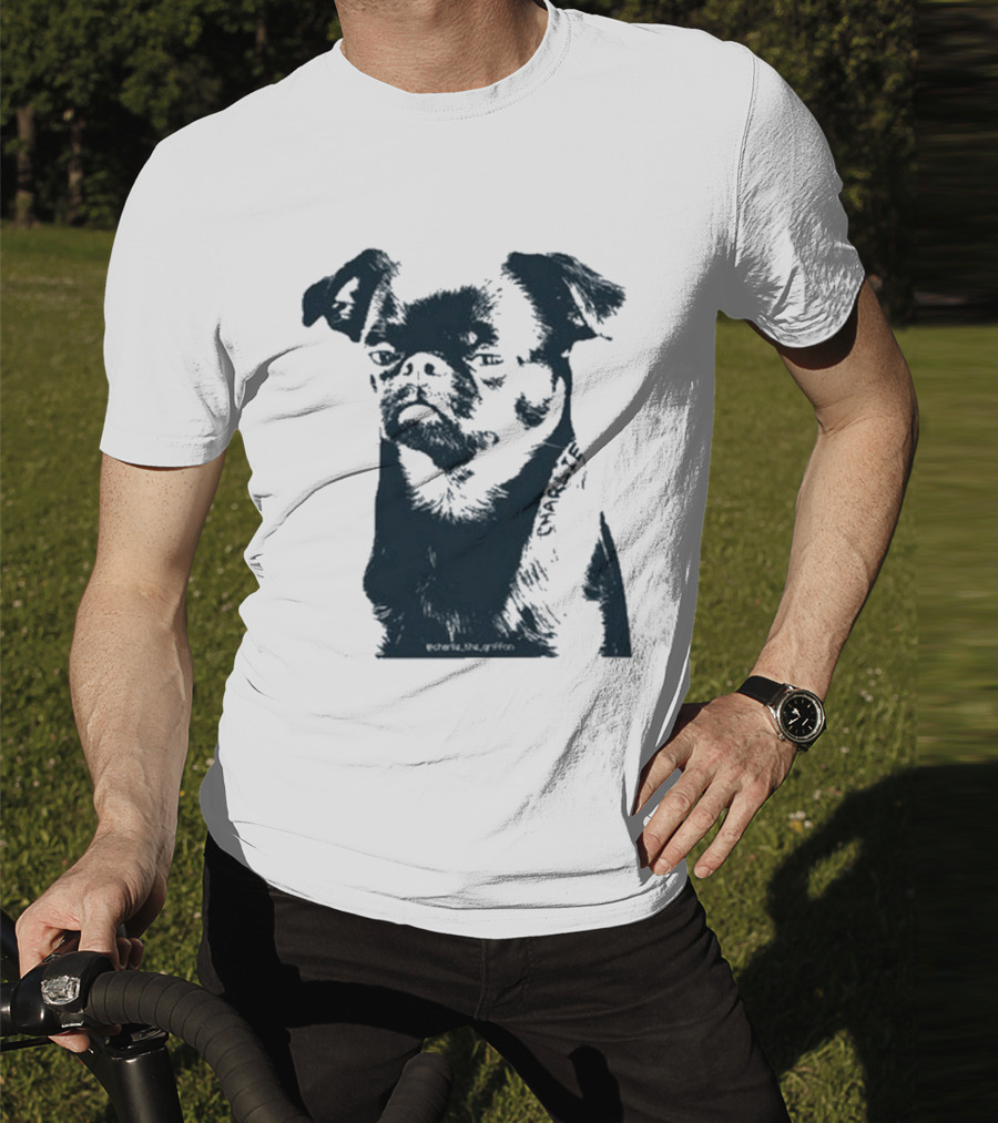 Charlie The Griffon Charlie Face Sketch T-Shirt