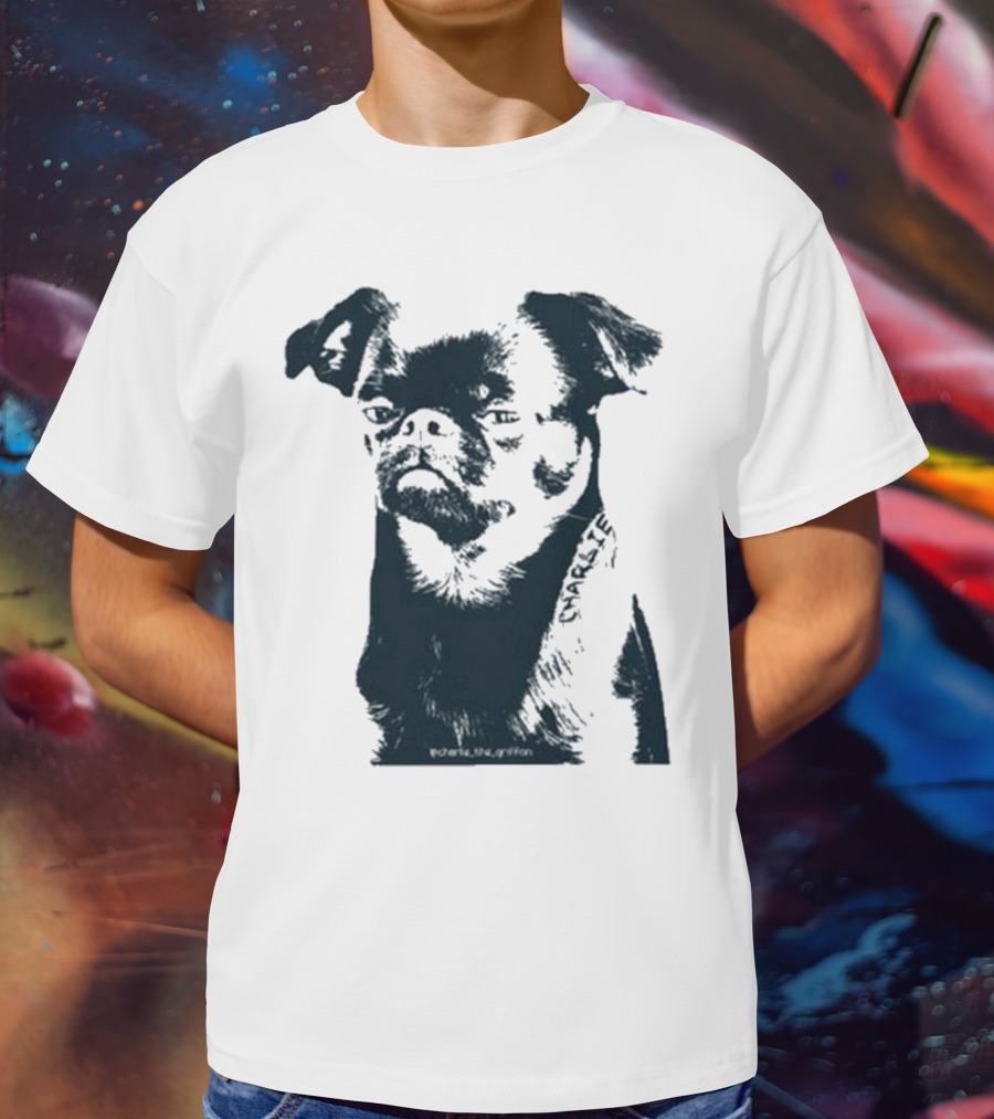 Charlie The Griffon Charlie Face Sketch T-Shirt