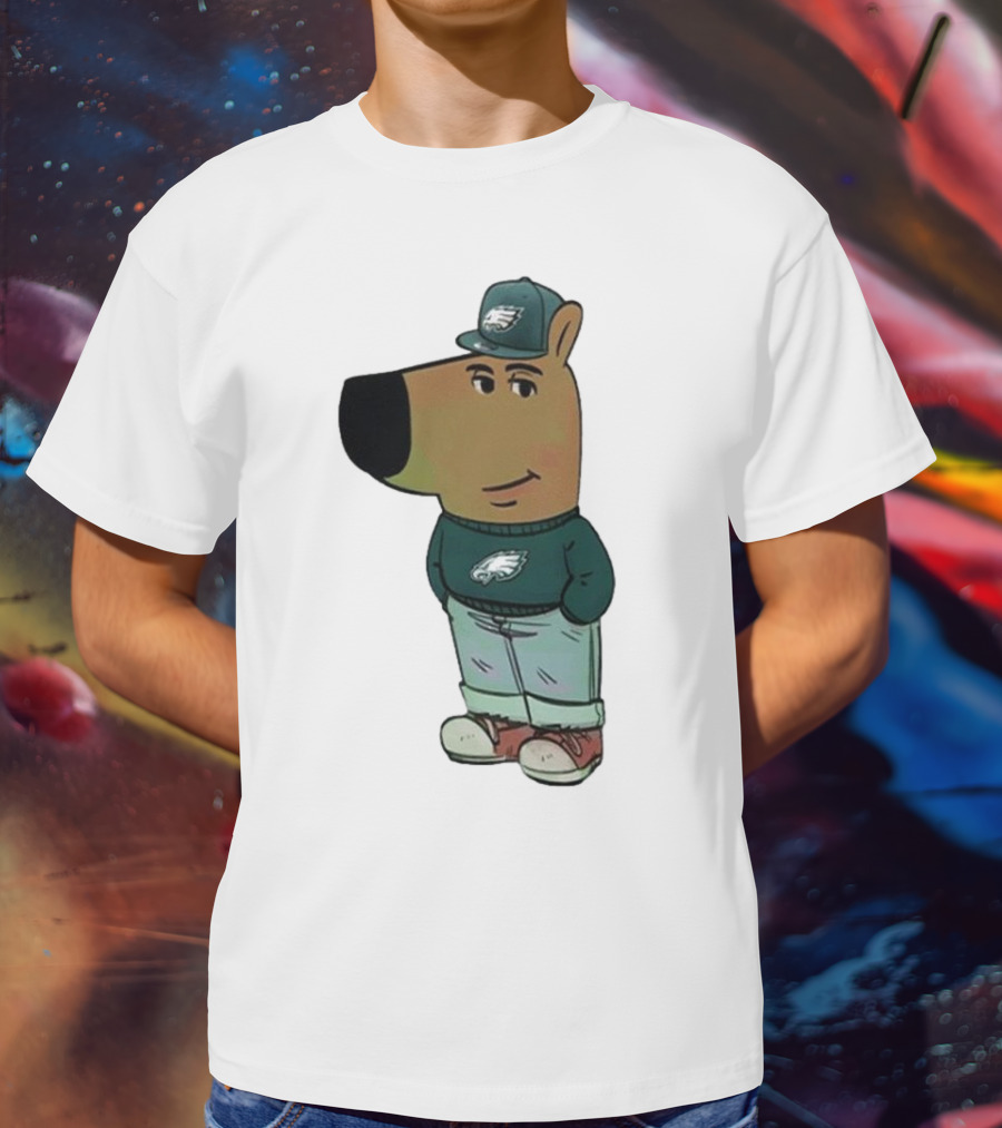 I Am Just A Chill Guy Philadelphia Eagles Character In Hat T-Shirt