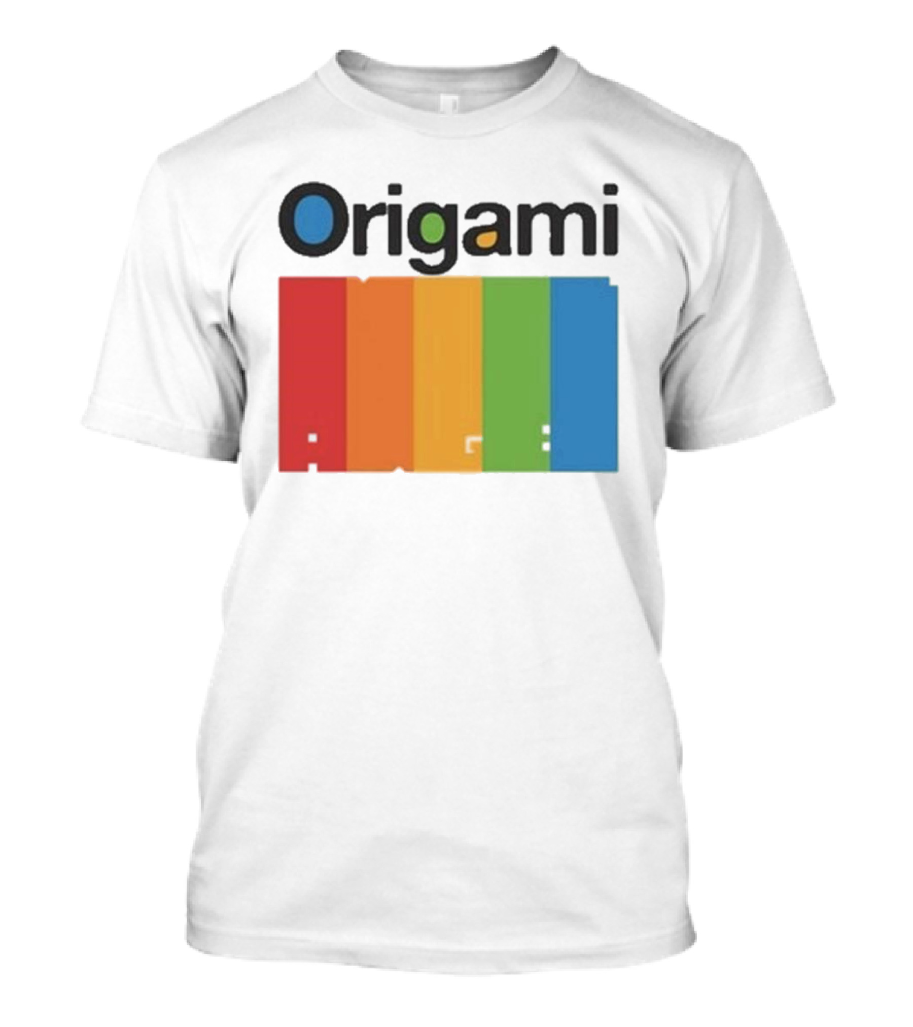 Origami Spectrum Rainbow Blocks T-Shirt