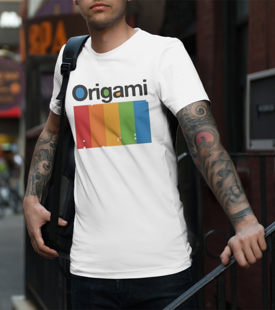 Origami Spectrum Rainbow Blocks T-Shirt
