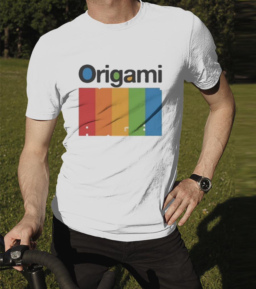Origami Spectrum Rainbow Blocks T-Shirt