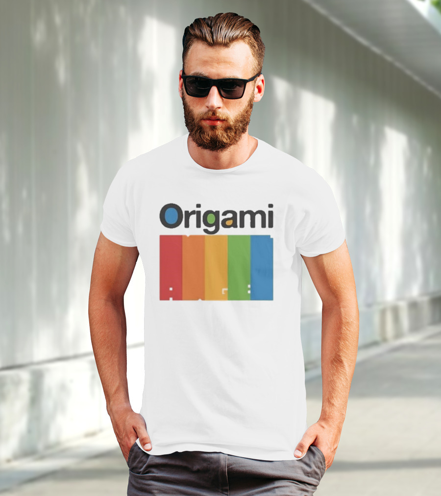 Origami Spectrum Rainbow Blocks T-Shirt