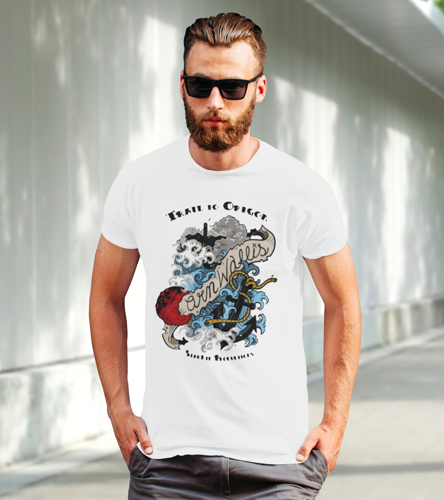 Trail To Oregon Cornwallis Ship Features T-Shirt