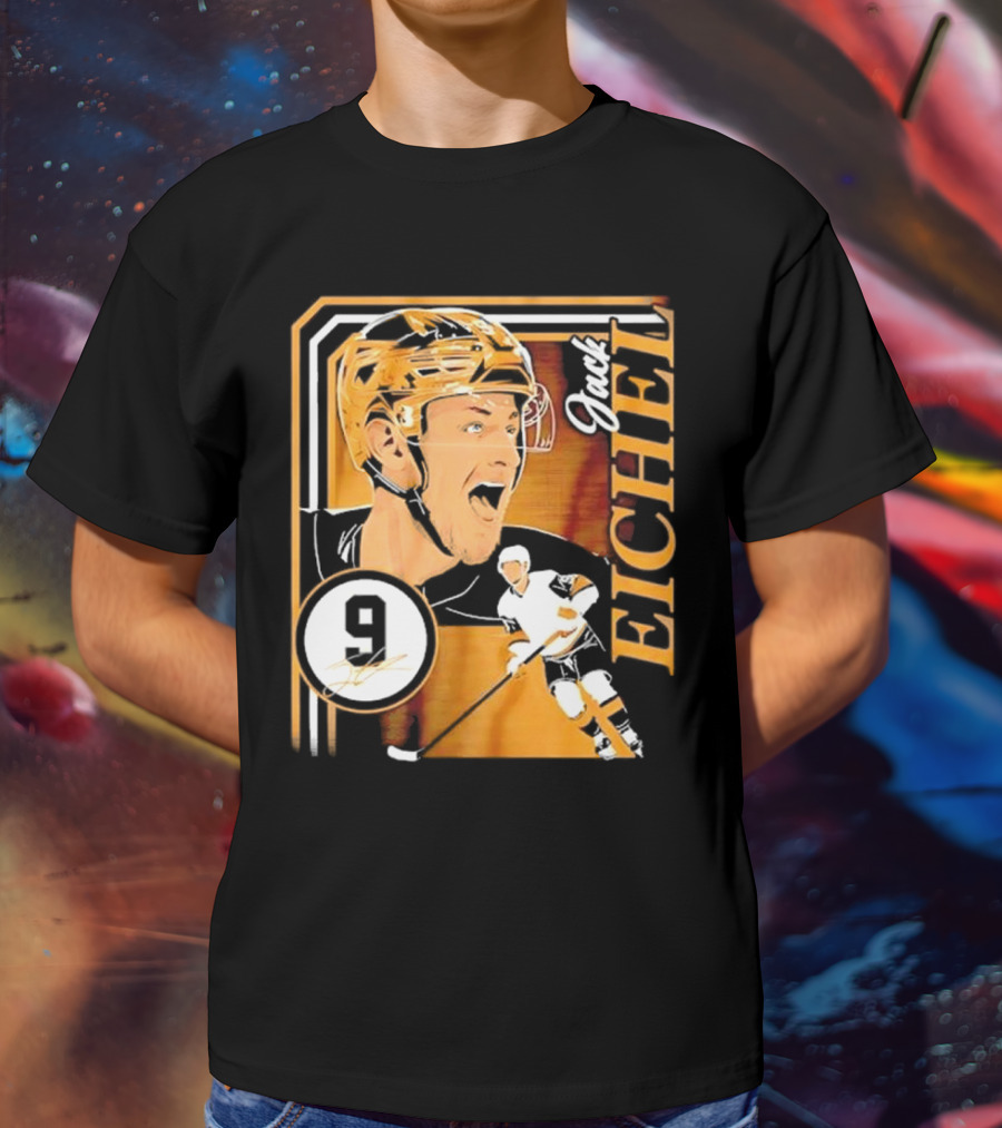 Jack Eichel Las Vegas Hockey Collage Frame T-Shirt