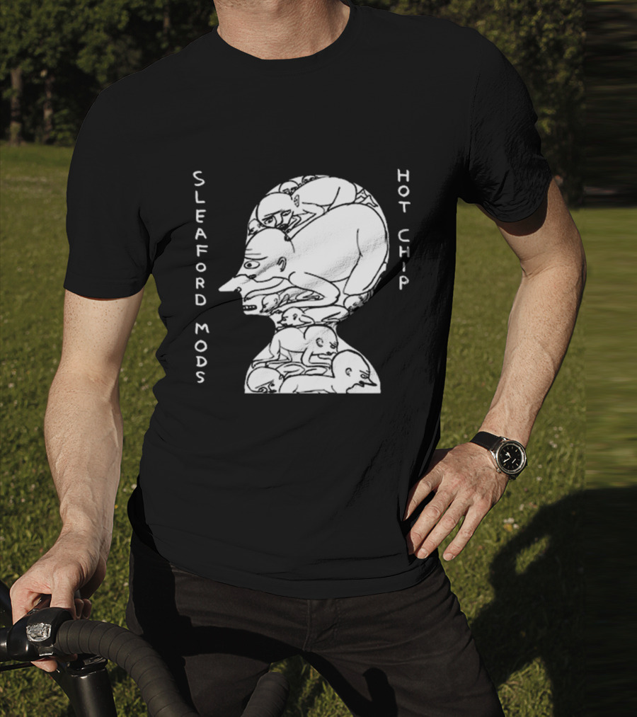 Sleaford Mods Hot Chip Abstract Figure Array T-Shirt