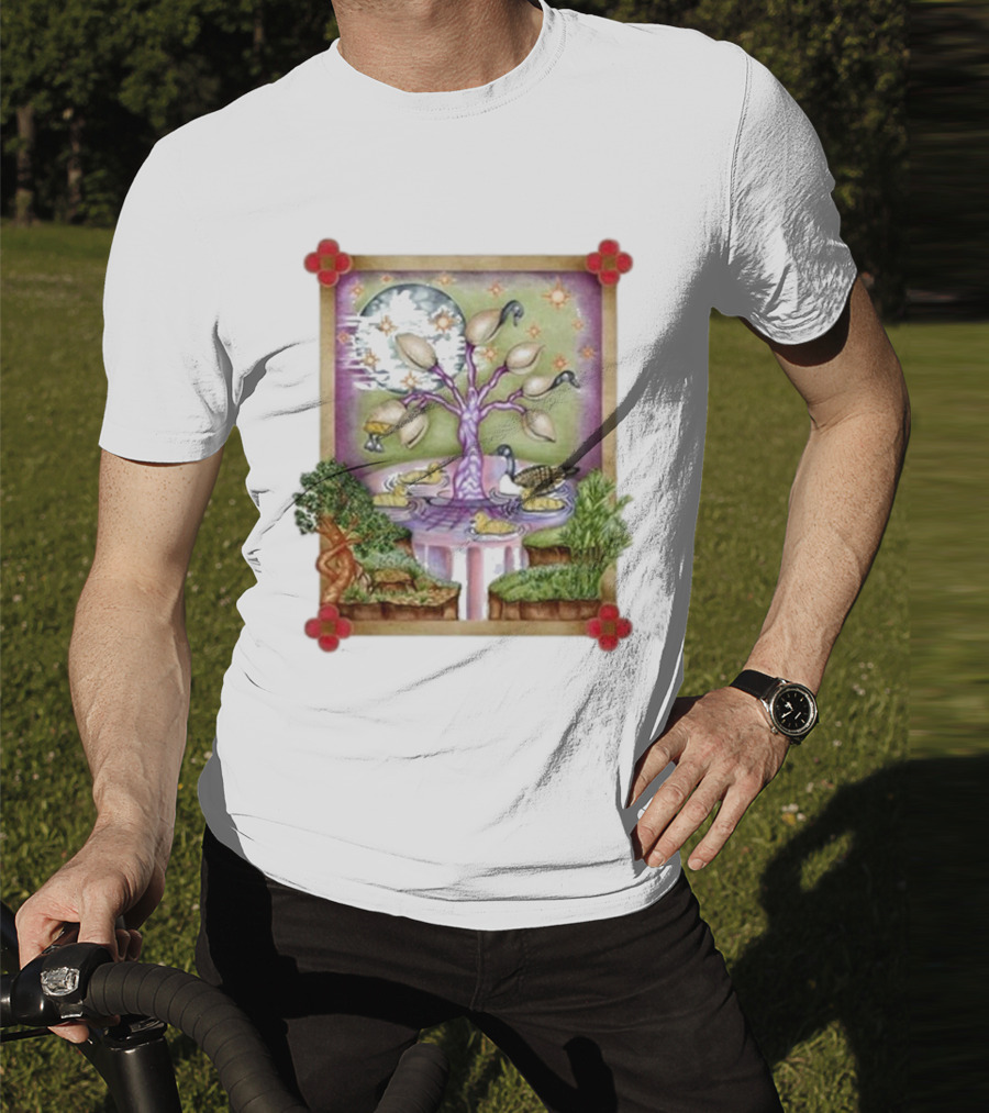 Crumbtheband Crumb Amama Enchanted Tree And Celestial Harmony T-Shirt
