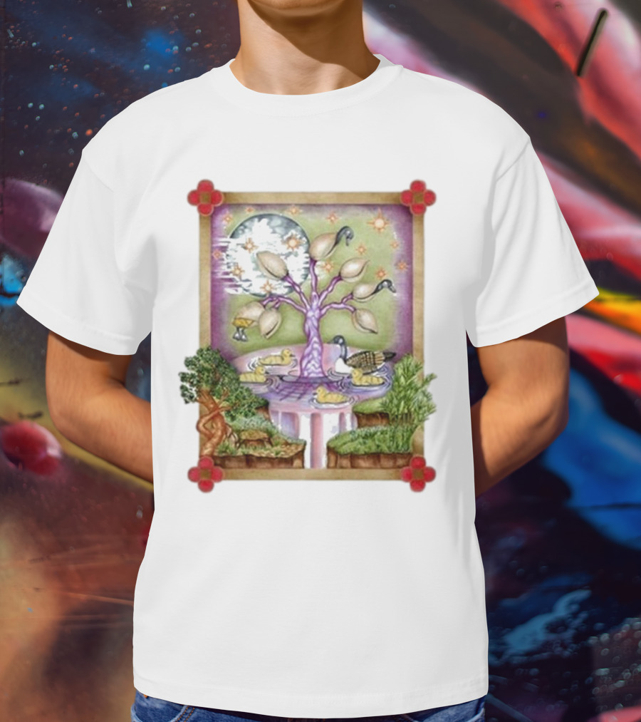 Crumbtheband Crumb Amama Enchanted Tree And Celestial Harmony T-Shirt