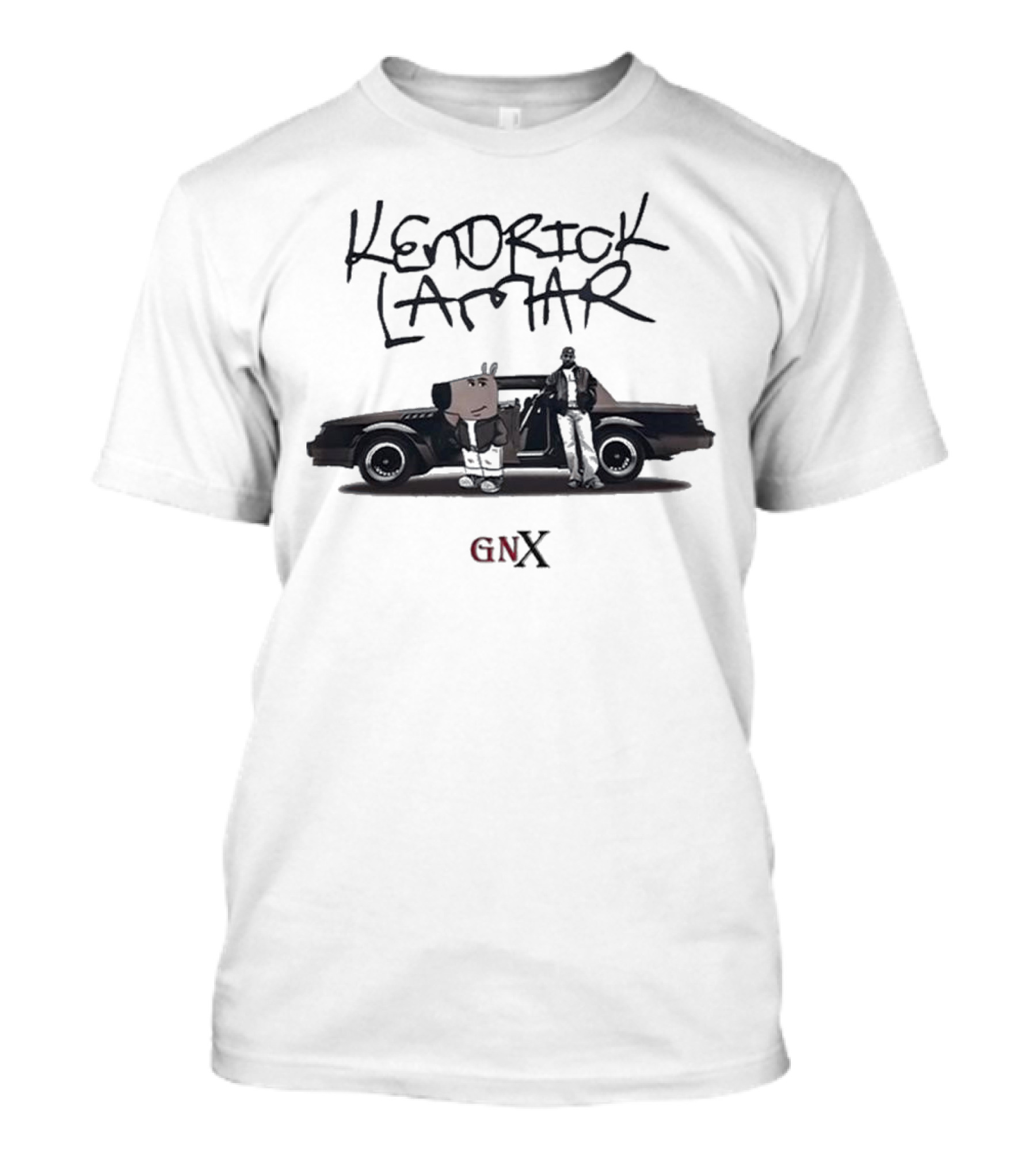 Kendrick Lamar Chill Guy Meme GNX Album Car T-Shirt