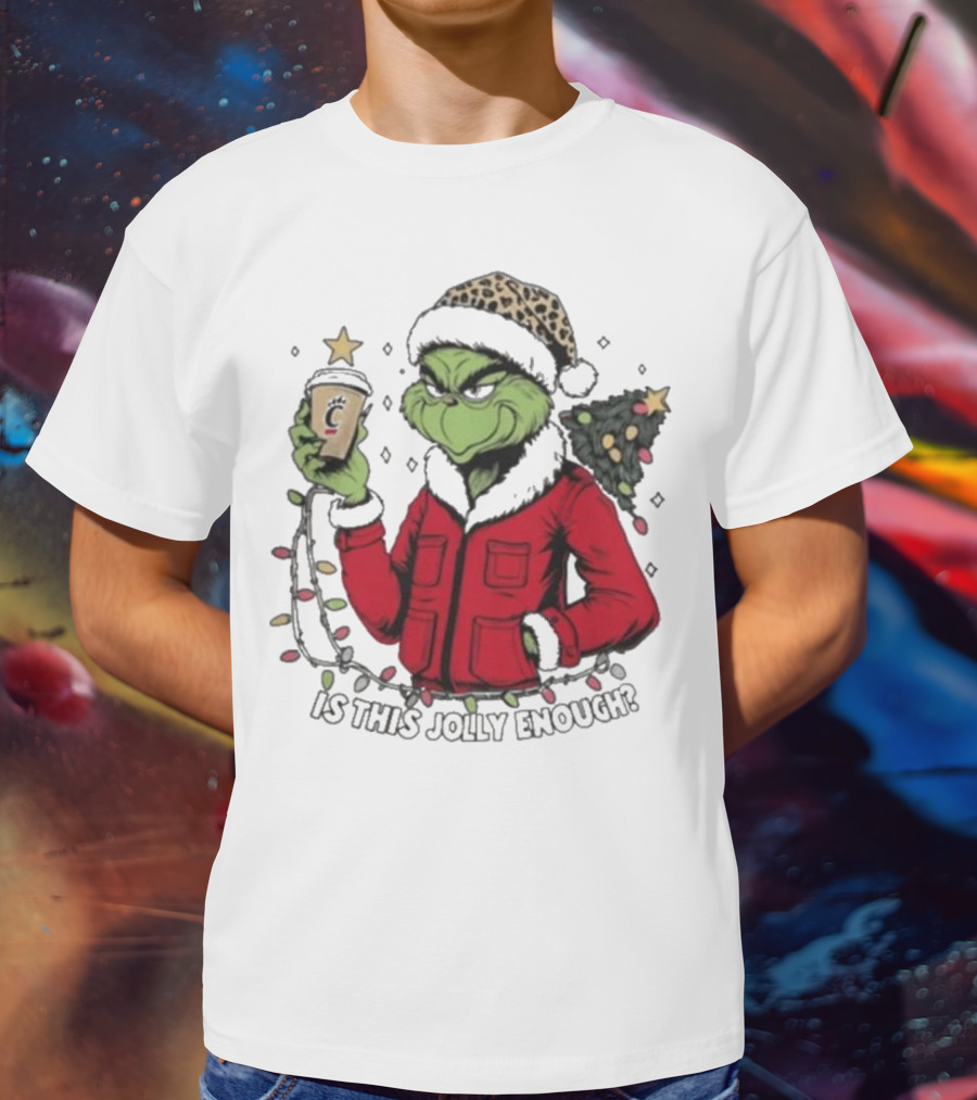 Cincinnati Bearcats Grinch Christmas Is This Jolly Enough T-Shirt