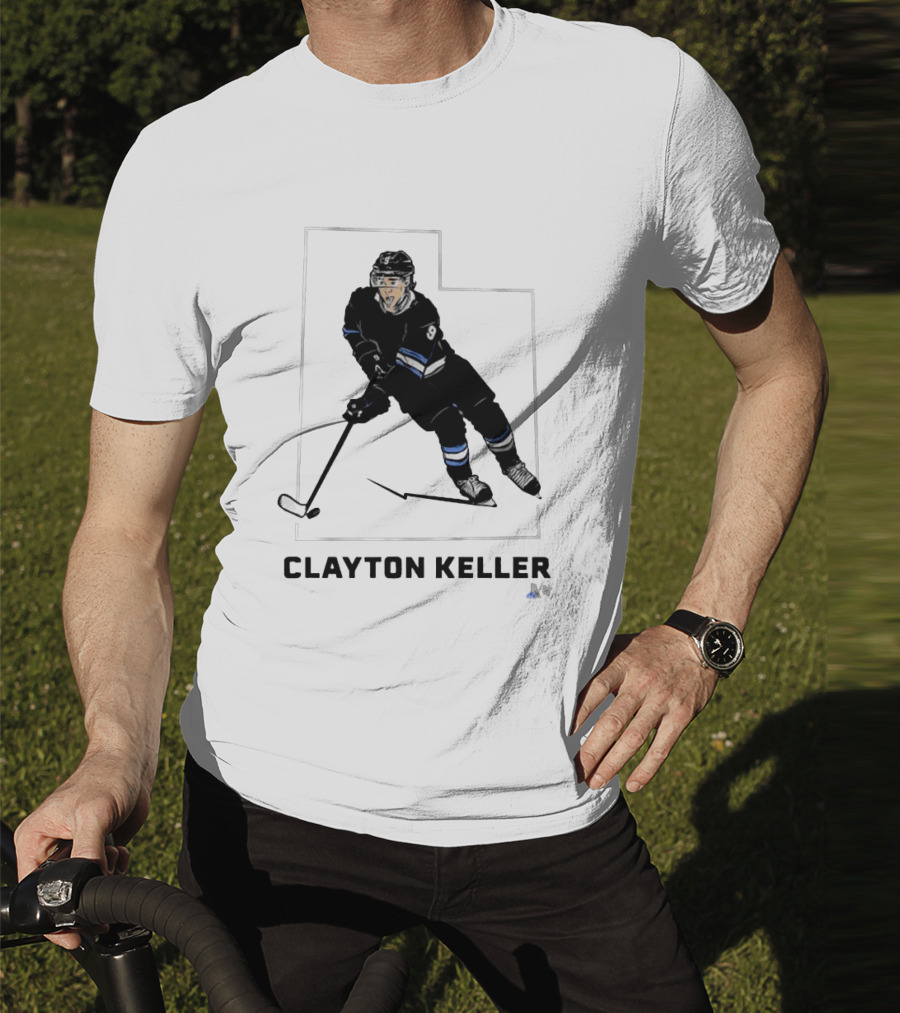 Clayton Keller Hockey Star In State Outline T-Shirt