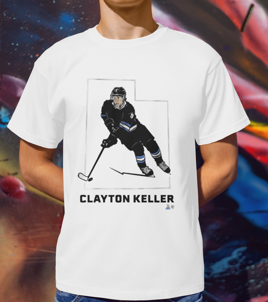 Clayton Keller Hockey Star In State Outline T-Shirt