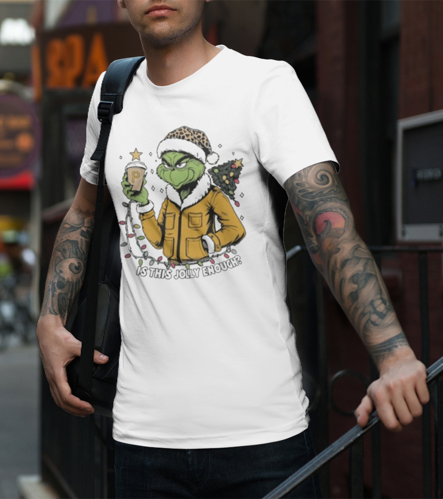 Pittsburgh Pirates Grinch Christmas Is This Jolly Enough Holiday T-Shirt