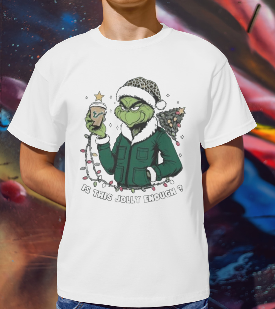 South Florida Bulls Grinch Is This Jolly Enough Merry Christmas T-Shirt