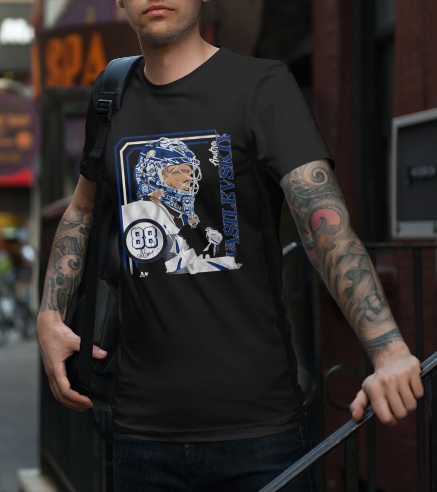 Andrei Vasilevskiy 88 Hockey Goalie Collage Frame T-Shirt