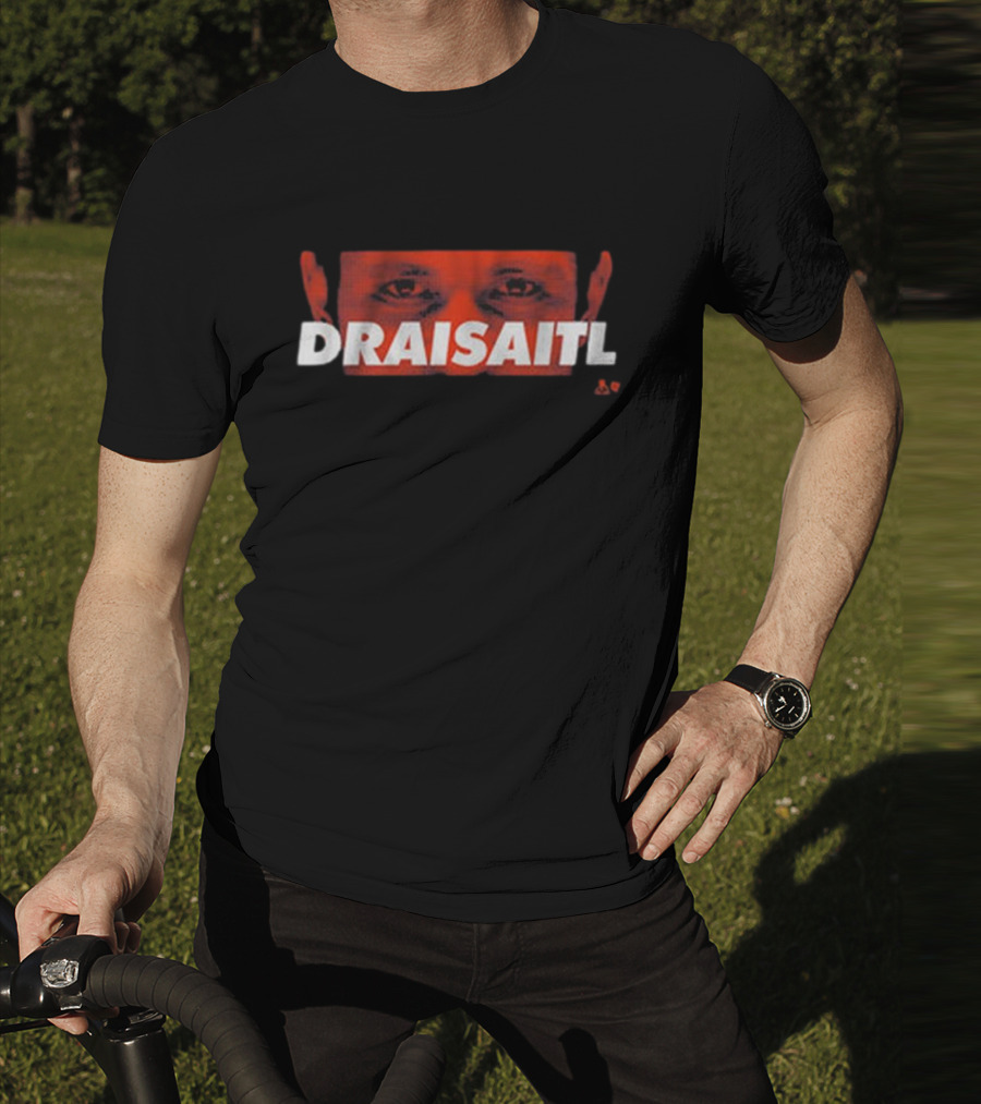 Draisaitl Eyes Bold Red Focus T-Shirt