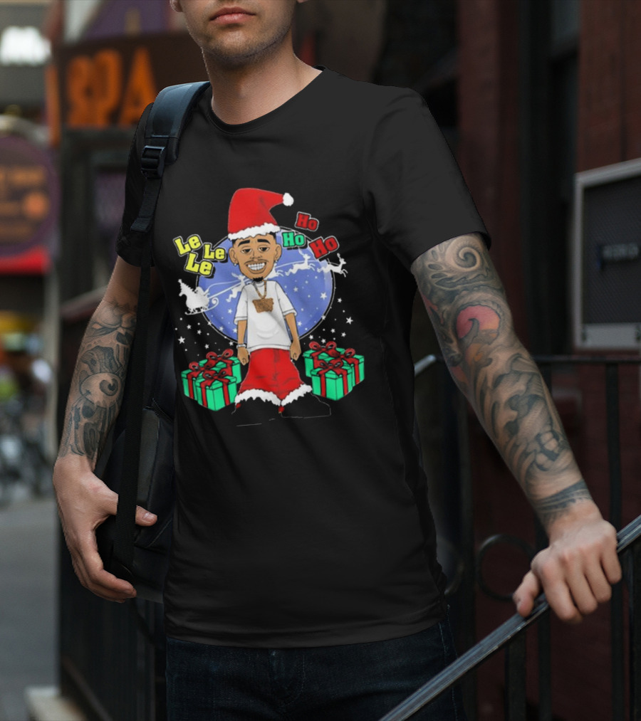 Le Le Le Ho Ho Ho These Foos Lil Foo Christmas T-Shirt