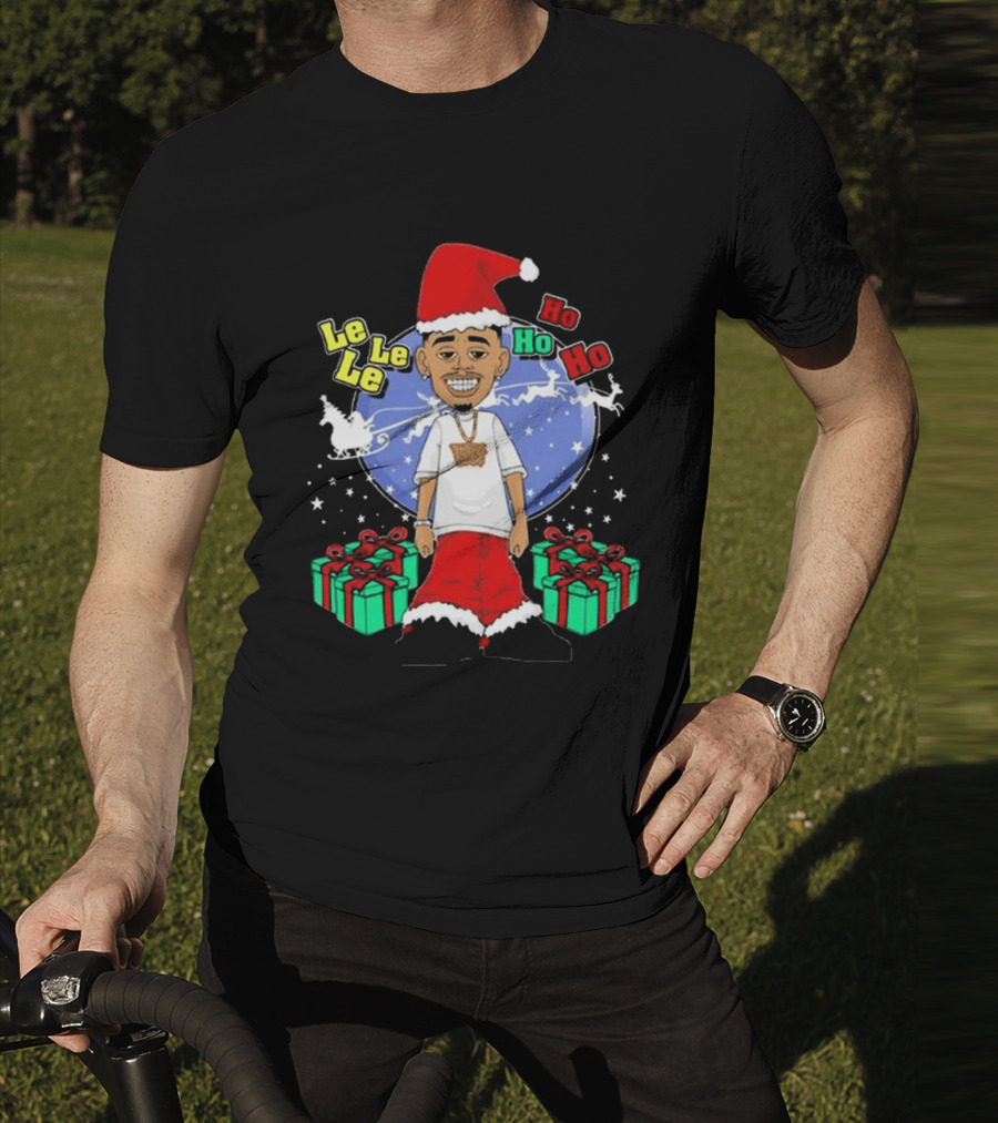 Le Le Le Ho Ho Ho These Foos Lil Foo Christmas T-Shirt