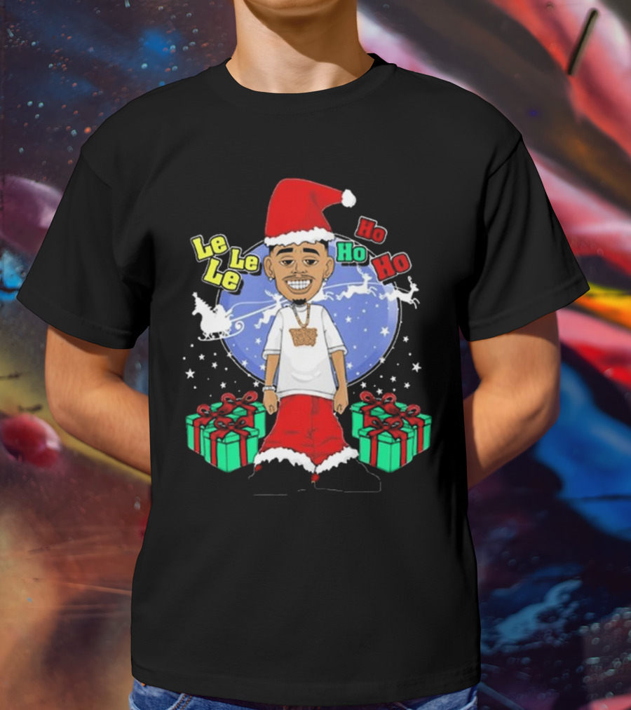 Le Le Le Ho Ho Ho These Foos Lil Foo Christmas T-Shirt