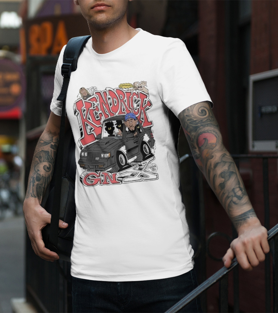 Kendrick GNX Freakorico Cartoon Car T-Shirt
