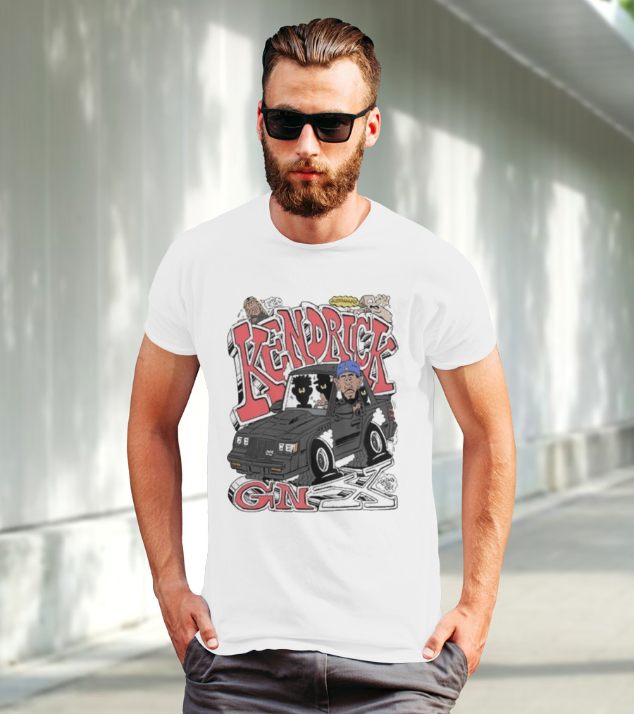 Kendrick GNX Freakorico Cartoon Car T-Shirt