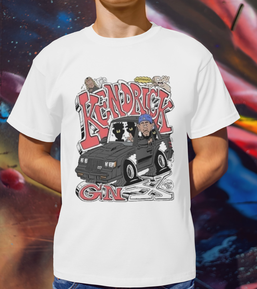 Kendrick GNX Freakorico Cartoon Car T-Shirt