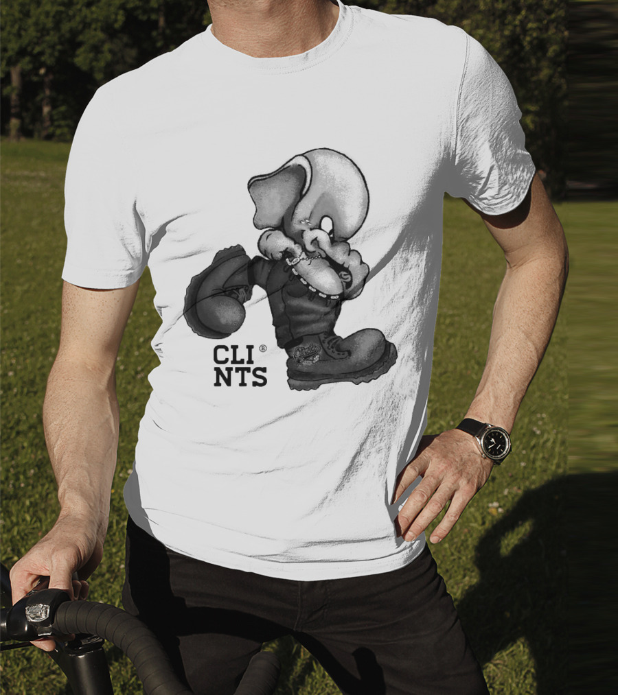 Cli Nts Stomper Character With Large Boots And Beads T-Shirt