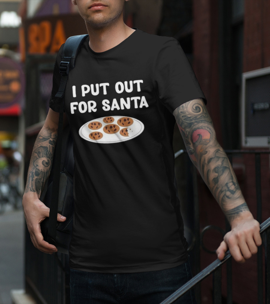 Cookies For Santa Christmas Humor T-Shirt