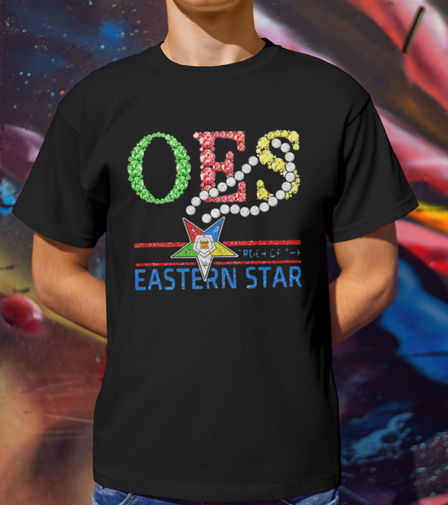 OES Bling Eastern Star Christmas T-Shirt
