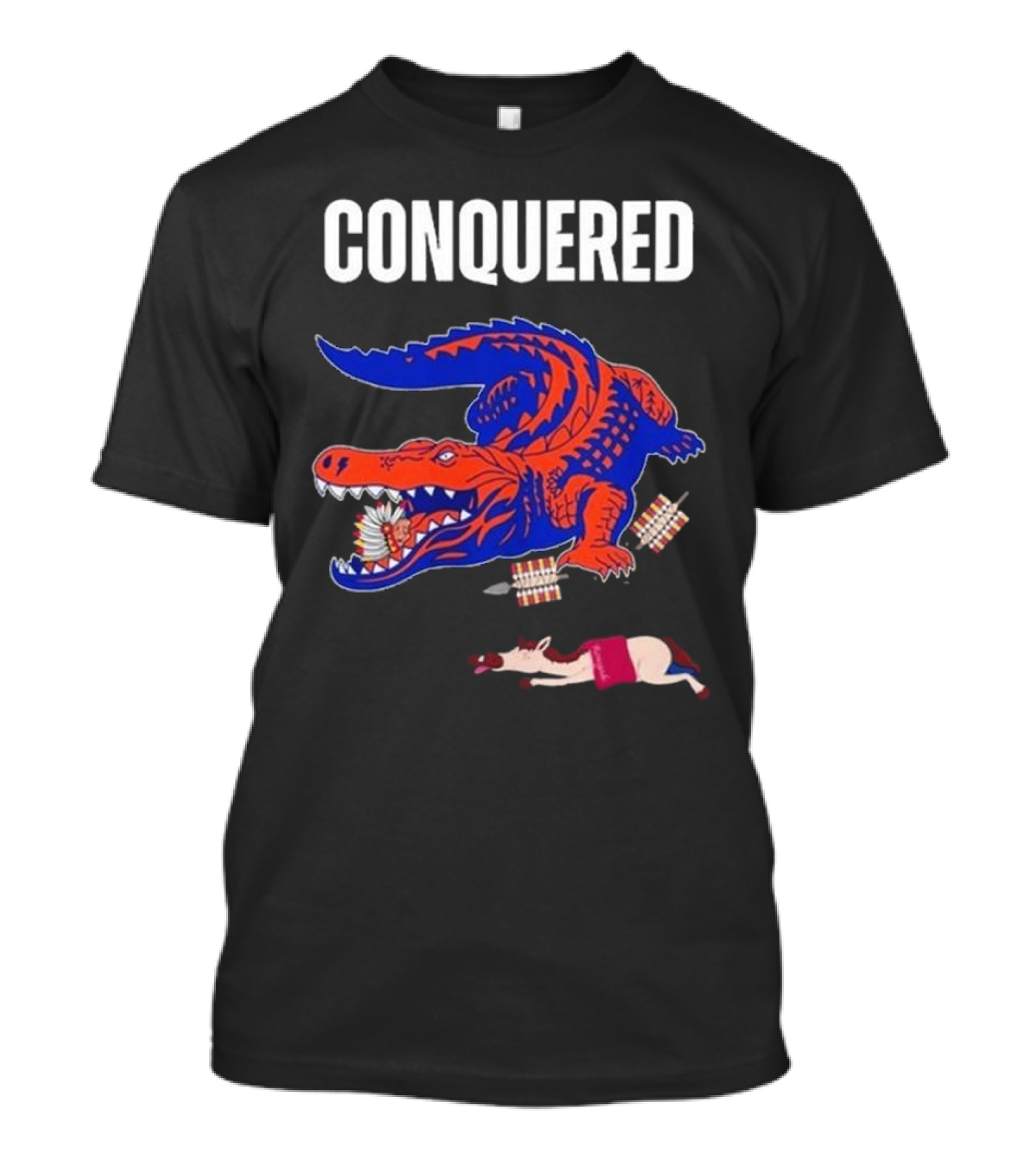 Conquered Florida Alligator Victory Over FSU Representation T-Shirt