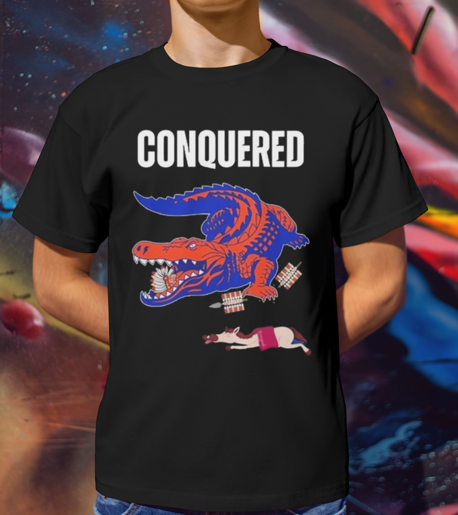 Conquered Florida Alligator Victory Over FSU Representation T-Shirt