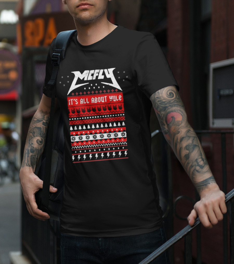 Mcfly Christmas It's All About Yule Festive T-Shirt