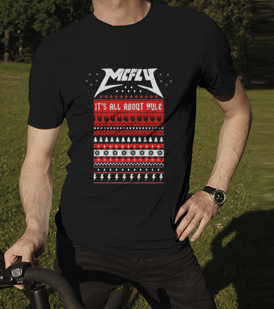 Mcfly Christmas It's All About Yule Festive T-Shirt
