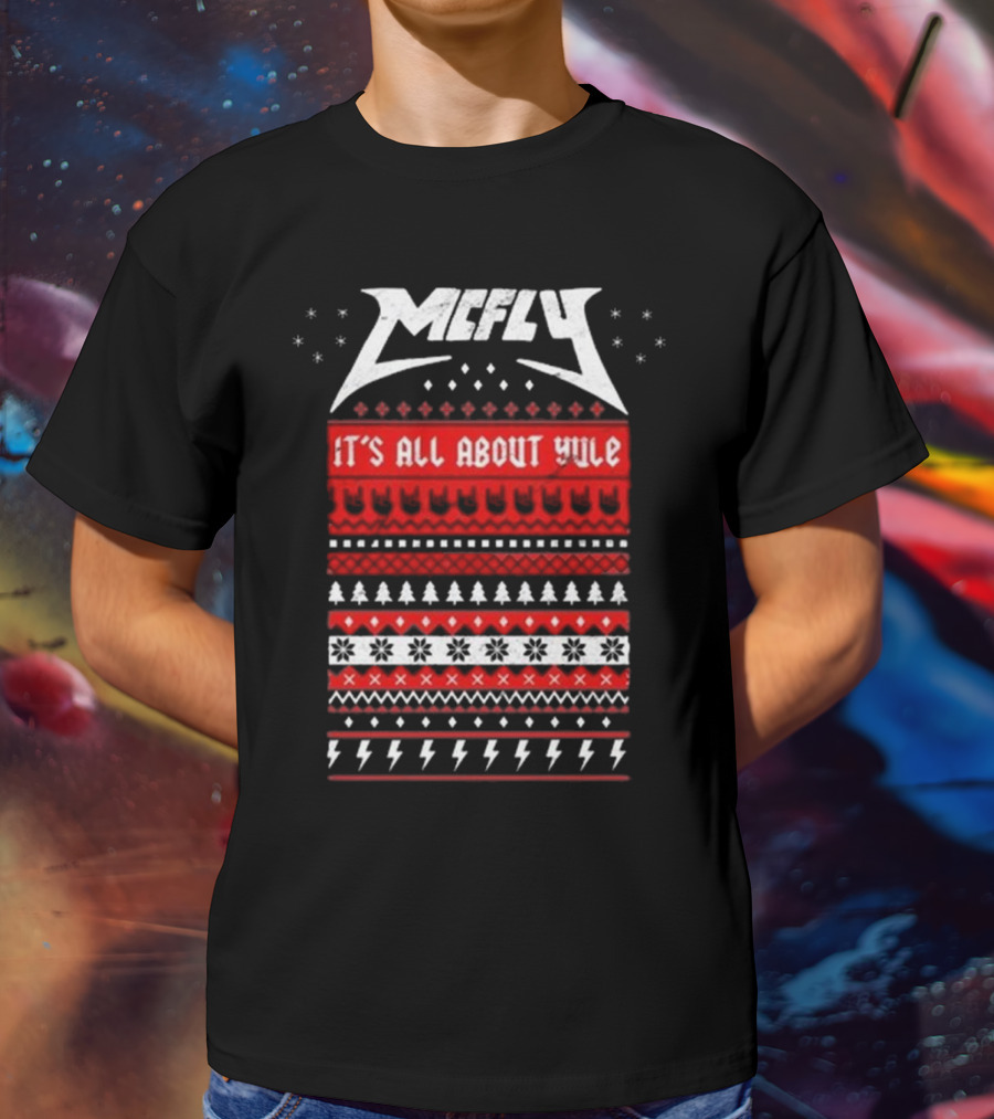 Mcfly Christmas It's All About Yule Festive T-Shirt